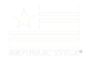 white republic title logo