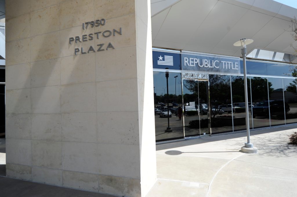 preston frankford republic title office dallas texas