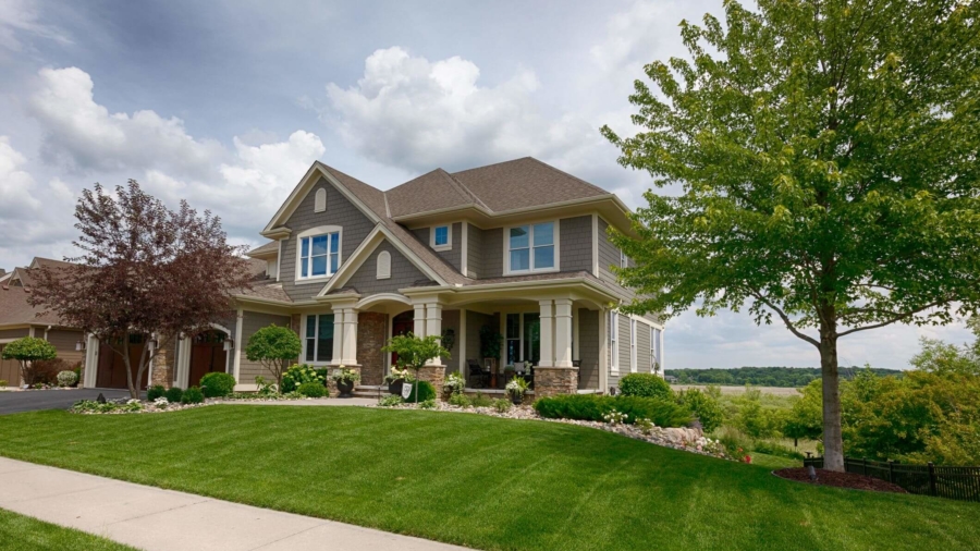 House, Street, Residential Building, USA, Front or Back Yard